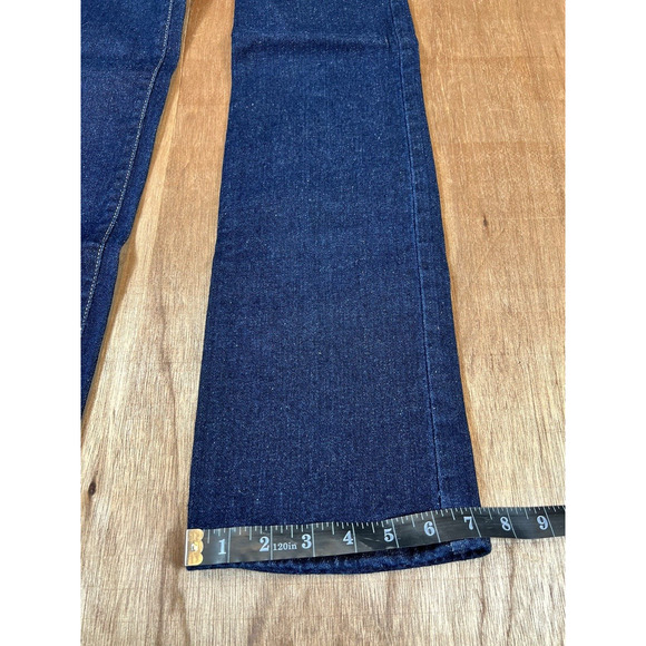 Big Star 25 R Skinny Mid Rise Dark Wash Denim Womens Jeans Minimal Cowgirl Basic - Picture 9 of 15
